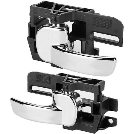 2 kpl Vasen ja oikea kromattu sisäovenkahva 80671-jd00e sopii Nissan Qashqai 2004-2007