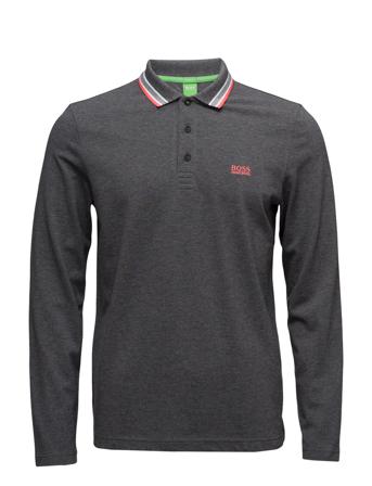 Plisy Polos Long-sleeved Grå BOSS