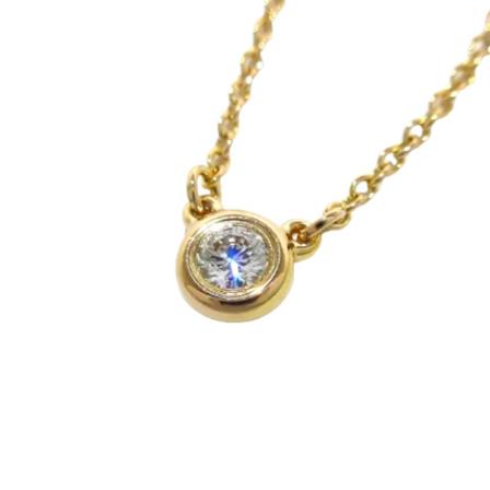 Tiffany & Co. Pre-owned, Pre-owned Rose Gold necklaces Geel, Dames, Maat:ONE Size