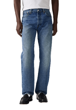 Levi's 501 Original Jeans Herr Blå W34 L32