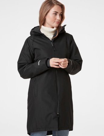 Helly Hansen W Aspire Rain Coat - Black - M