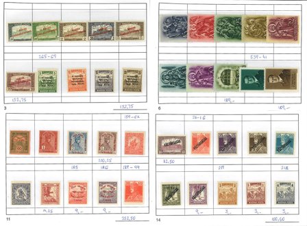 Ungarn - Samling i 2 udvalgshæfter - Postfrisk