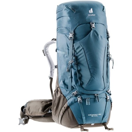 Deuter Aircontact Pro 55+15 SL Women hiking backpacks Blue OneSize