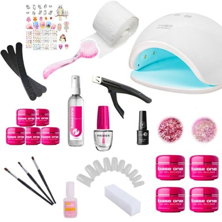 Komplett startsett gelnagler av inkl. 48w Uv/led lampe