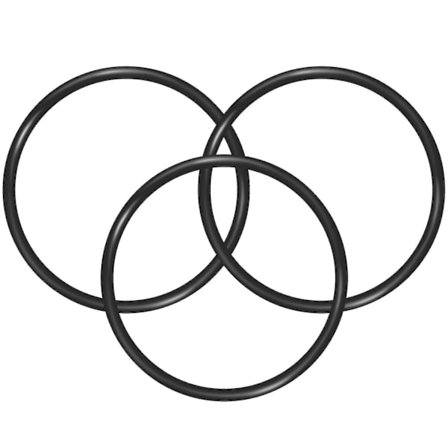 Vand 151122 Udskiftnings O-ringe Til Størrelse Big Blue Oring Buna-n (3 Pak)