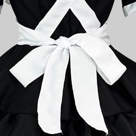 2023 Ny het Lolita fransk pige kostume Kvinder Anime Forplade Outfit Bowknot Party Fancy Dress W
