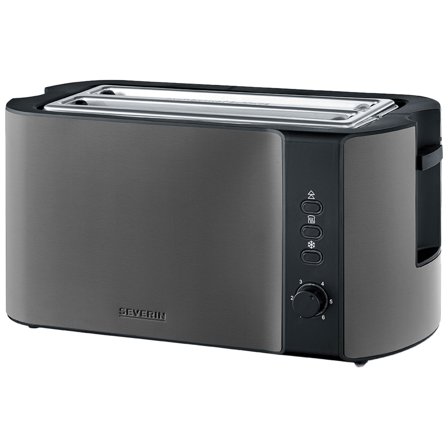 Severin AT 9341 brødrister 4 skiver, dark inox | KitchenOne