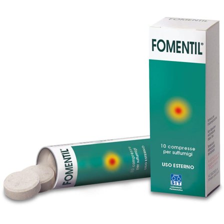 Fomentil 10 Compresse Suffumigi Efficaci e Naturali