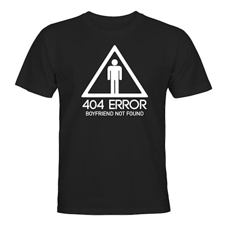 Boyfriend Not Found - T-SHIRT - HERR