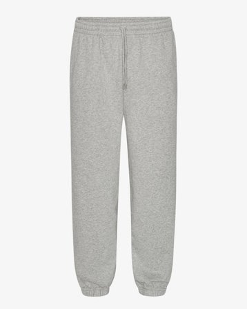 Organic Relaxed Sweatpants - Heather Grey - Male - S