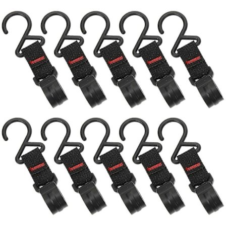 10 kpl Camping Shelf Hooks Camping Vaateripustin Jääkalastuskopin Takki Koukut Ulkokäyttöön-FCY