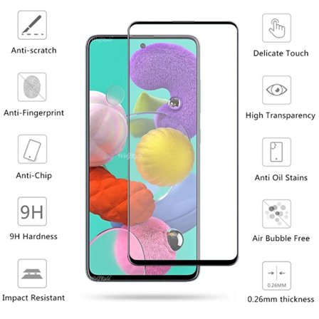 3-PACK Skärmskydd Full Glue 0,2mm Galaxy Note 20