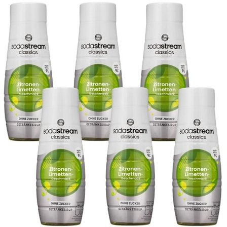 Sirop för SodaStream - SodaStream - Citron Lime - Koncentrat för Kolsyrad Dryck - 6x440ml