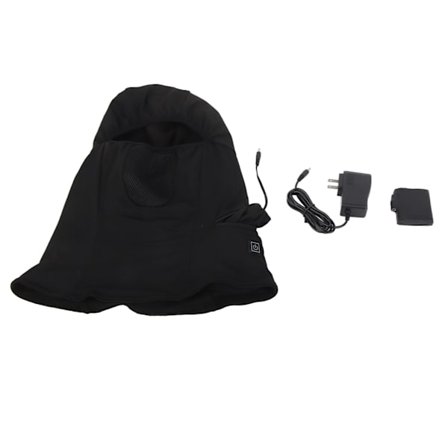 Vinteropvarmet Ski Balaclava Vindtæt Opvarmet Hue Varm Hals Fuld Ansigtsskærm Snowboard Motorcykel Cykelbeskyttelse US Stik 110-220V