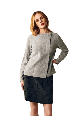 Jumperfabriken Marlis Cardigan Tröjor Dam Grå XL