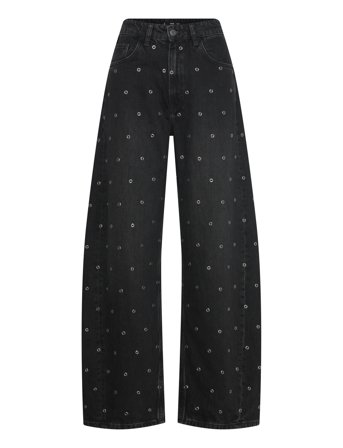 Mango | Barrel Jeans With Eyelets | 36