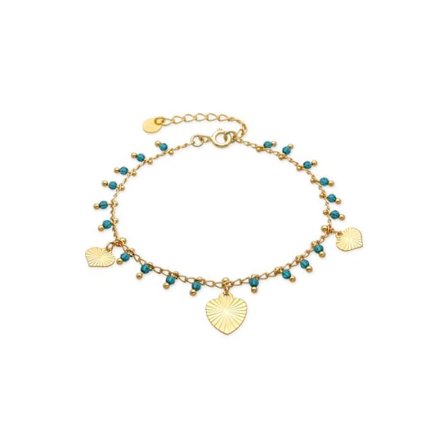 Armband - Luxenter - Dadrec - Silver 925 - Guld 18k - Grön kristall