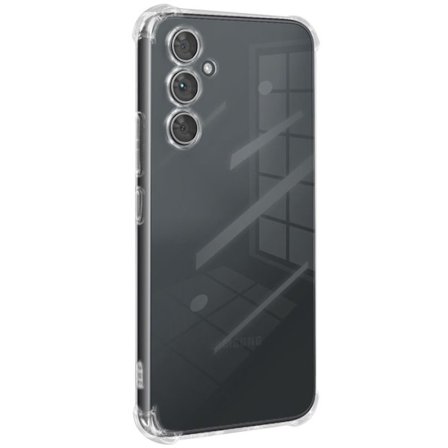 Mobilskal - MAYAXESS - Samsung Galaxy A54 - Mjuk Silikon - Transparent - Förhöjda Kantar Transparent