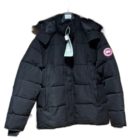 Svart dunjacka m. päls - Canada Goose Wyndham Strl. L