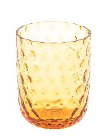 Danish Summer Tumbler Small Drops Home Tableware Glass Drinking Glass Orange Kodanska