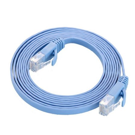 MicroConnect Console Rollover Cable - nettverkskabel - 5 m - blå