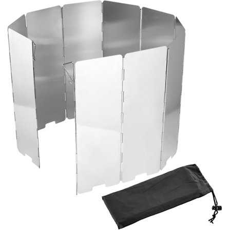 10 Delar Vikbart Vindskydd för Spis, Campingvindskydd för Camping och Vandring