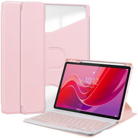 Lenovo Xiaoxin PAD 2024/2025 11-tuumainen yleiskäyttöinen tablettikotelo kynäpaikalla (Pinkki)