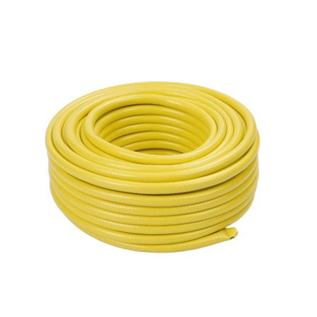 Säänkestävä keltainen puutarhaletku, UV-suojattu, 1/2 tuumaa
