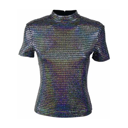 Chiara Ferragni Collection T-Shirts , Blauw , Dames , Maat: S