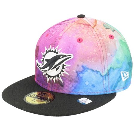 New Era - NFL Multi fitted Czapka Z Daszkiem - Miami Dolphins 59FIFTY NFL Crucial Catch 22 Multi Fitted @ Hatstore