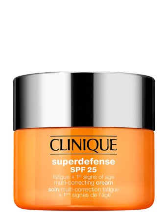 Clinique Superdefense Spf 25 Fatigue + 1St Signs Of Age Multi-Correcting Cream, Skin Type 1,2 - Nude - 30 ML
