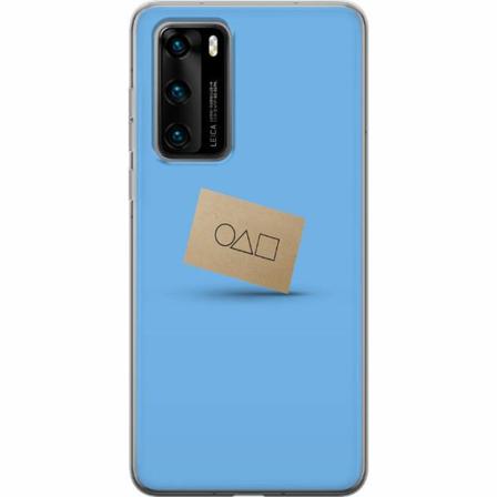 Huawei P40 Genomskinligt Skal Squid Game