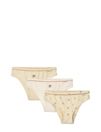 Liewood Aylin Briefs 3-Pack - Beige - 122/128