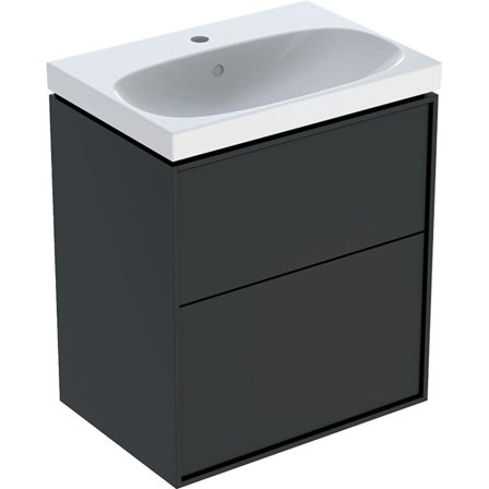 Ifö Sense Art Möbelpaket 2 lådor, kompakt, lava, Badrum