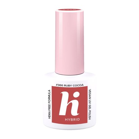 HI HYBRID Coffeehouse Smalto Semipermanente #366 Ruby Cocoa 5ml - Smalto Effetto Gel