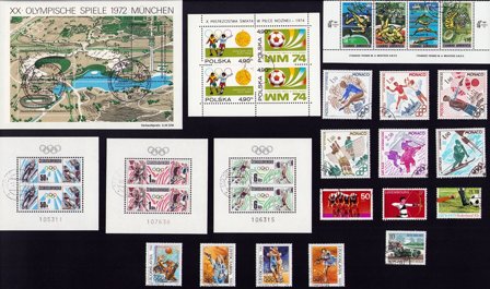 Sport - Frimærkepakke - Stemplet