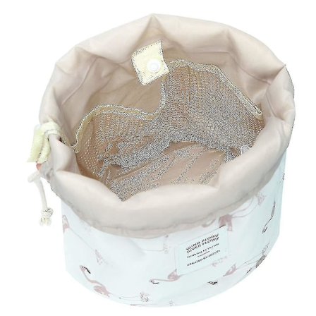 Large Capacity Lazy Makeup Toiletry Bag Drawstring Portable Travel Casual Waterproof Quick Pack Magic Makeup Storage Bag For Women Girls