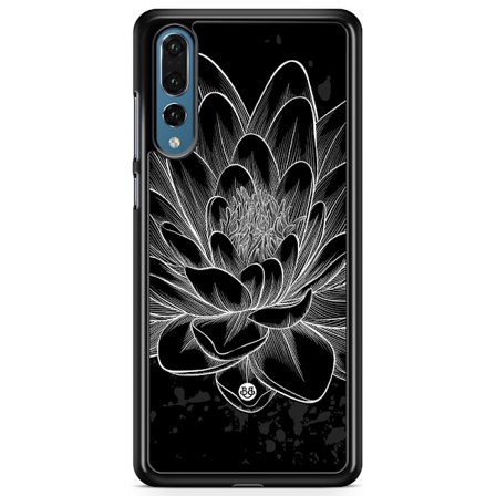 Bjornberry Skal Huawei P20 Pro - Svart/Vit Lotus