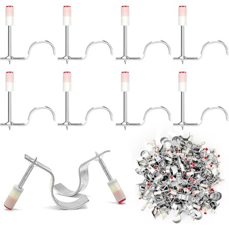 100 Stykker Mini Søm, Nitter, Betonsømpistol, Perfekt Værktøj til Mini Manuel Sømpistol, til Fastgørelse og Reparation af Kabelrør i Betonvægge og 