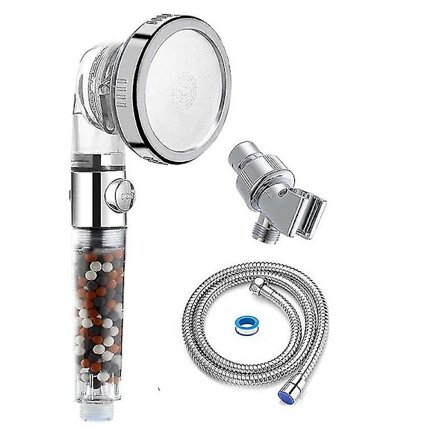 Duschhuvud, Vattenbesparande Anti Kalk Duschhuvud, Högtrycksduschhuvud Trefiltersystem Joniskt Filtersystem Med Filter