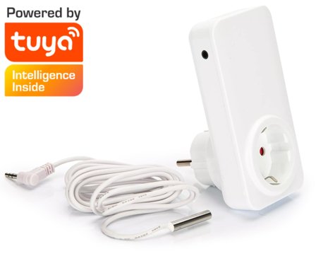 SimPal Ring Hytta Varm Wi-Fi-stikkontakt m/temperatursensor - TY130