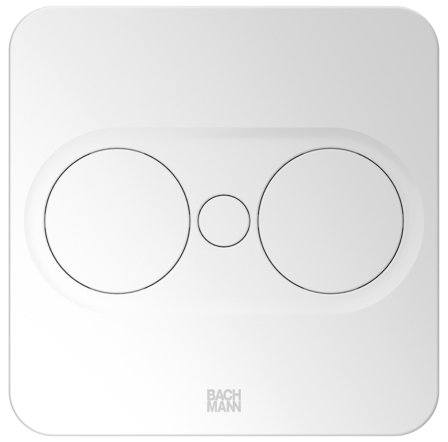 Rutab 946.205 Eluttag fyrkant, USB A/C, avtagbart lock Vit, Strömbrytare & vägguttag