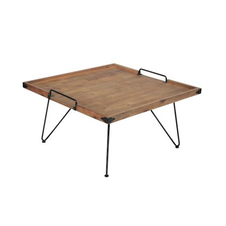 621 fyrkantigt Soffbord i återvunnet trä