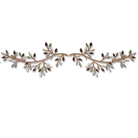 2 stk Metal Blad Vægdekoration Metal Blad Boligvæg