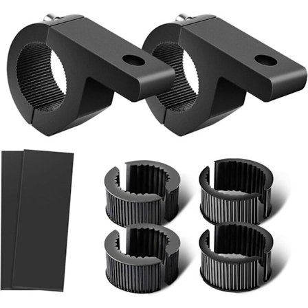 19-32mm Arbeidslysholder, Universell Klemmefeste for Motorsykkel, 4x4, ATV, UTV, Lastebil, Båt, Takstativ (0.75"-1.25") 2 stk