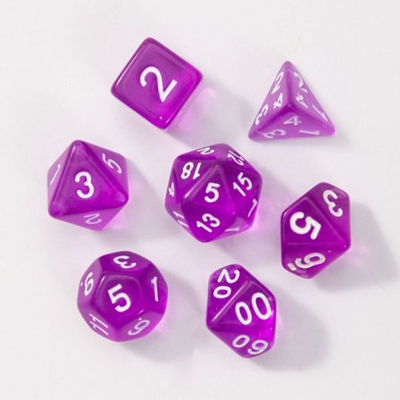 Dice Sets Spel Dice LILA