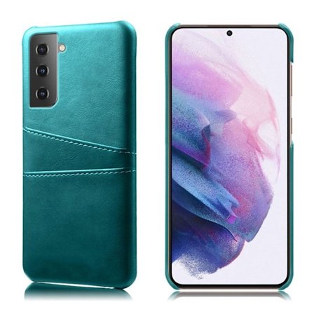 Dual Card Etui Samsung Galaxy S21 - Grønn