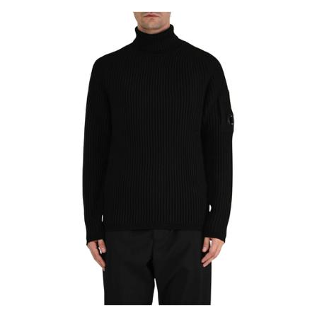 C.p. Company, Turtlenecks Czarny, Mężczyzna, Rozmiar: M