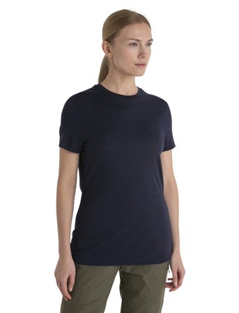 Icebreaker W Mer 150 Tech Lite Iii Ss Tee - Navy - XL