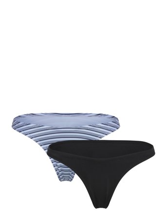 Weekday 2-Pack Mini Brazilian Bikini Bottoms - Navy - XXS